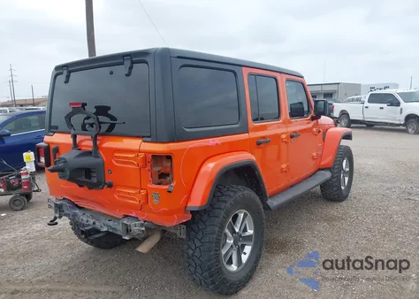 2018 Jeep Wrangler Unlimited Sahara 4X4 from USA, damaged, VIN 1C4HJXEGXJW211087